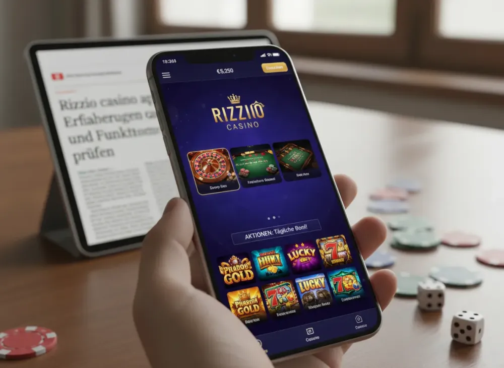 Rizzio casino app Erfahrungen und Funktionen prüfen