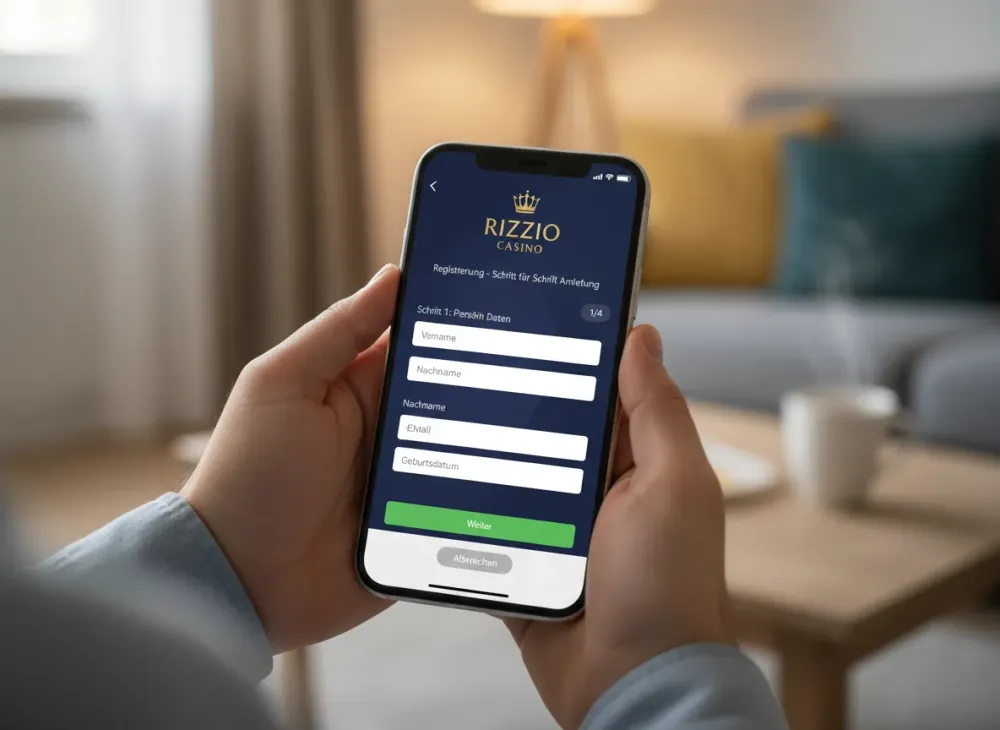Rizzio casino registrierung Schritt für Schritt Anleitung